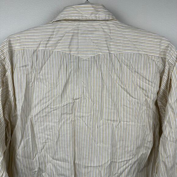 Dodson Men's Pearl Snap Shirt Vintage 60's Long Tail Western Rodeo USA 16 /16.5 - Picture 3 of 11